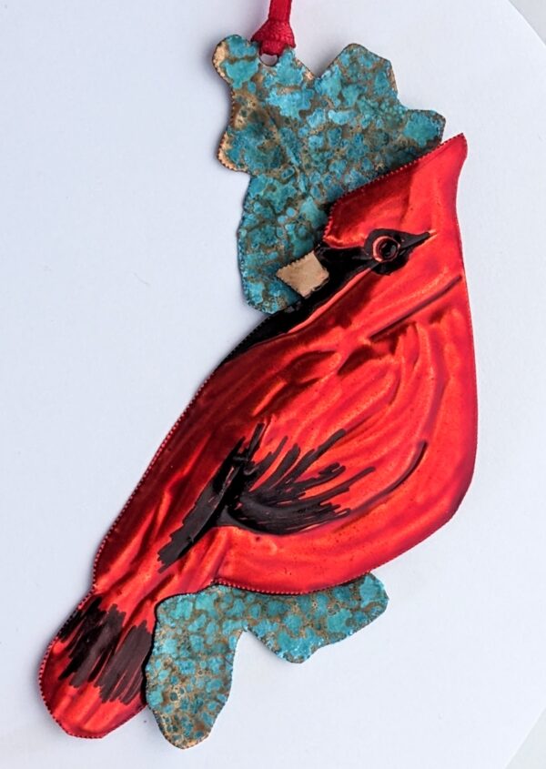COPPER CARDINAL Ornament - Image 5
