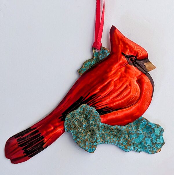 COPPER CARDINAL Ornament - Image 4
