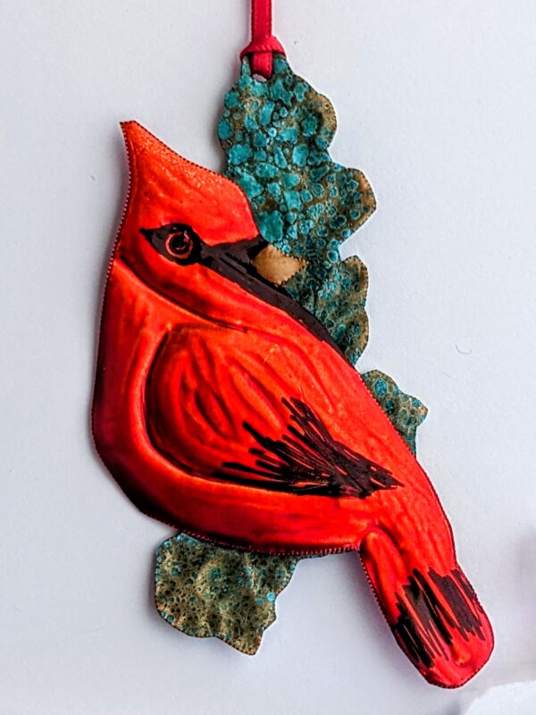 COPPER CARDINAL Ornament - Image 6