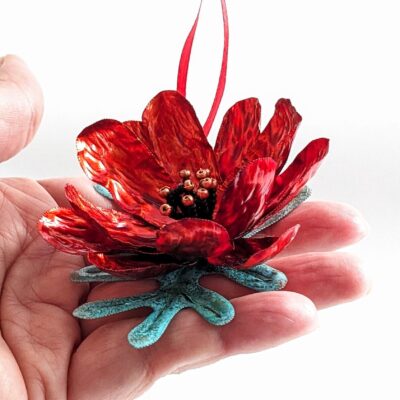REMEMBRANCE - Poppy Ornament